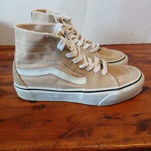 Vans SK8-Hi Sneakers Beige Women's Size 6